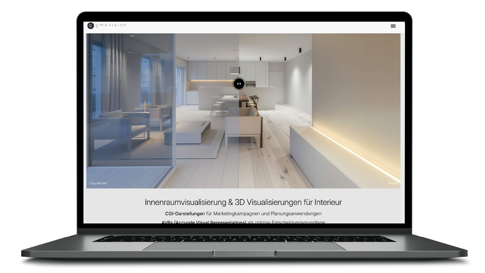 gmsvision GmbH – Internetseite